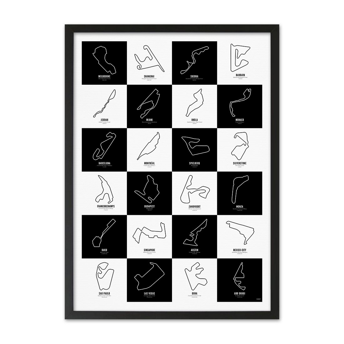 Poster von Circuit Collection | WIJCK.